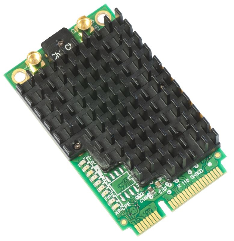 MikroTik R11e-5HacD 802.11a/c High Power miniPCIe kártya