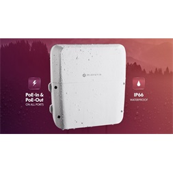 MikroTik RB5009UPr+S+OUT 1x2.5GbE PoE LAN 7xGbE PoE LAN 1xSFP+ port IP66 kültéri Smart router