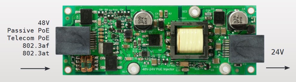 MikroTik RBGPOE-CON-HP 48V/24V PoE átalakító
