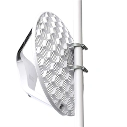 MikroTik RBLHG5kit 1x10/100 LAN port 2x2 5GHz 24.5 dBi 25fokos integrált rádió CPE/antenna 3db/csomag