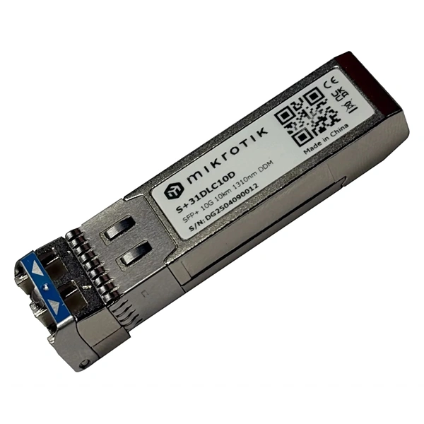 MikroTik S+31DLC10D monomódusú SFP+ modul