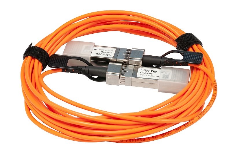 MikroTik S+AO0005 SFP+ 5m Direct Attach Active Optikai kábel