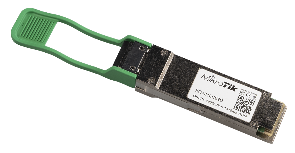 MikroTik XQ+31LC02D monomódusú 100G SM 2km 1310nm QSFP28 modul