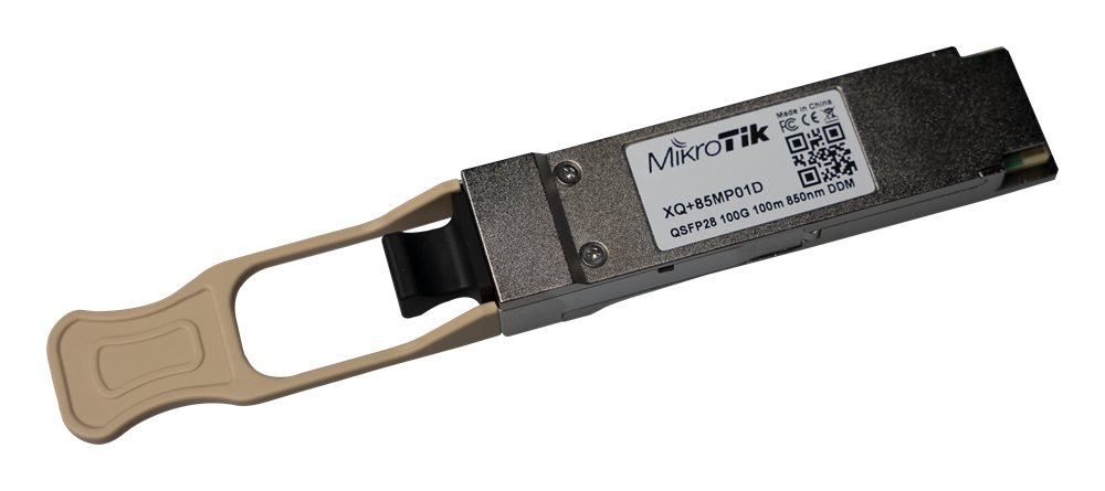 MikroTik XQ+85MP01D multimódusú 40G/100G MM 100m 850nm QSFP28 modul