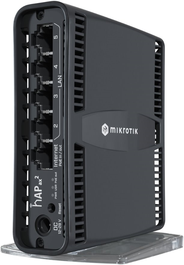 MikroTik hAP ax2 C52IG-5HAXD2HAXD-TC 5xGbE LAN 802.11ax Wi-Fi 6 Dual Band Vezeték nélküli router