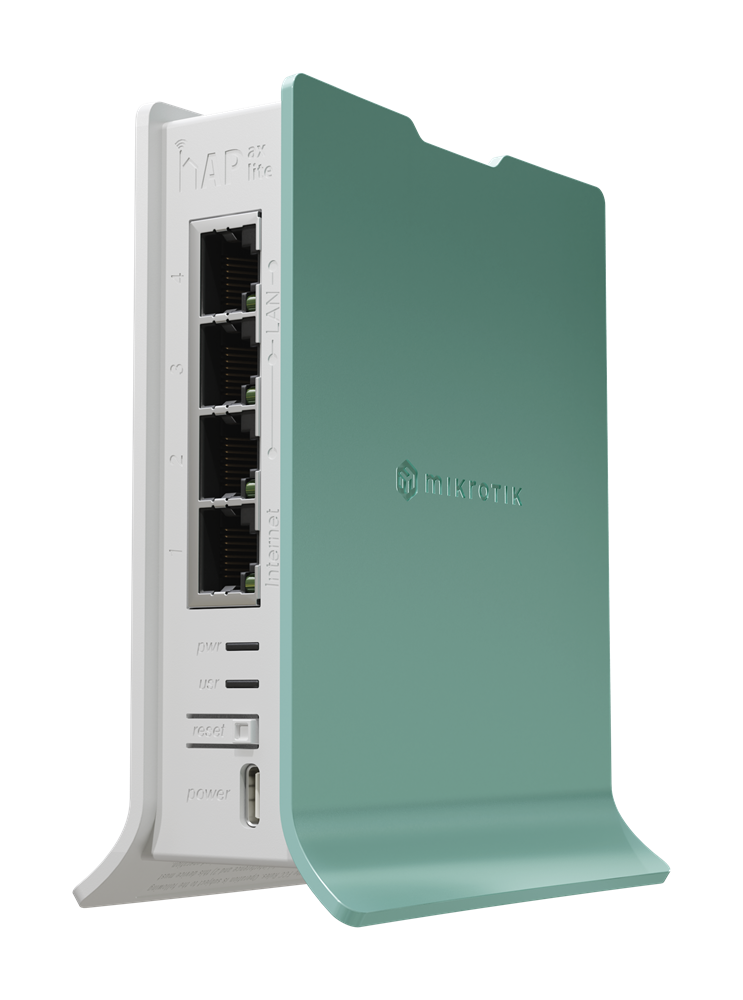 MikroTik hAP ax lite L41G-2AXD 4xGbE LAN 2,4GHz 802.11ax Wi-Fi 6 Vezeték nélküli router