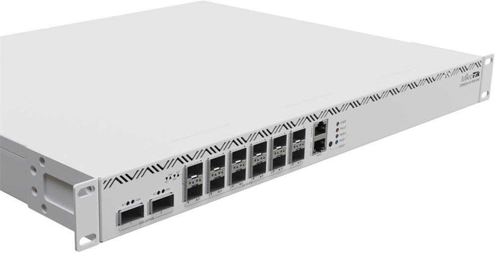 Mikrotik CCR2216-1G-12XS-2XQ 14xSFP28 2xQSFP28 1xGbE LAN port Cloud Core Router