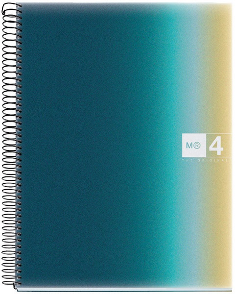 Miquelrius Aurora Iceland A4 4x30 lap PP kockás spirálfüzet