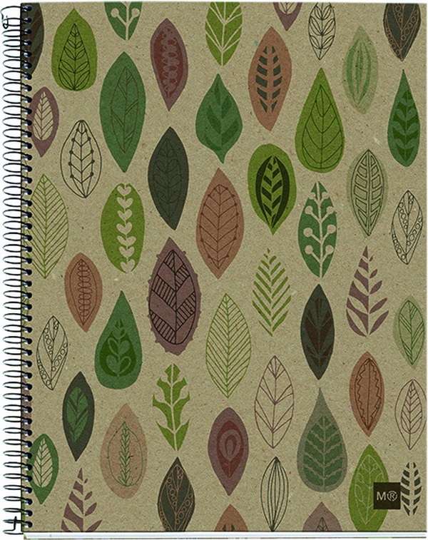 Miquelrius Ecoleaves A5 4x30lapos vonalas spirálfüzet
