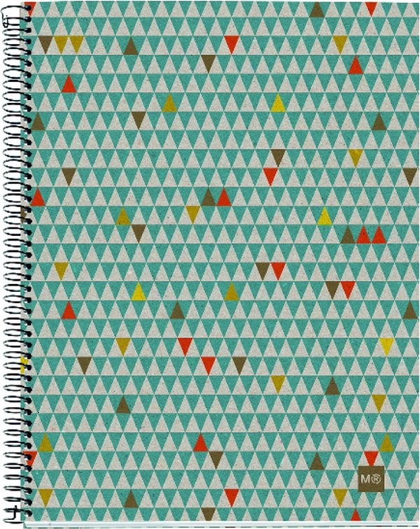 Miquelrius Ecotriangles A4 4x30lapos vonalas spirálfüzet