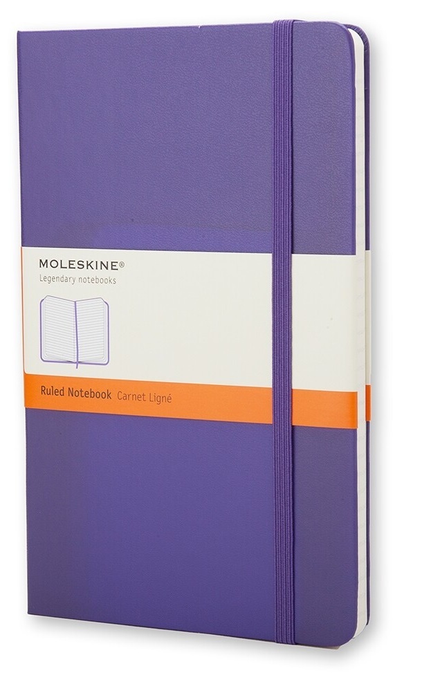 Moleskine Notesz Mm710H1 Kemény Lila "P" Vonalas