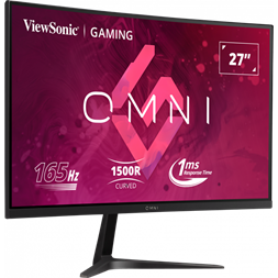 ViewSonic 27" VX2718-2KPC-mhd QHD VA 165Hz DP/HDMI ívelt gamer monitor