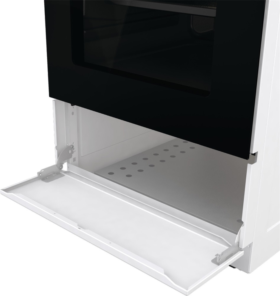 Mora E3241AW fehér, szabadonálló, elektromos, főzőzóna: 4, sütő:68L, grill, tűzhely