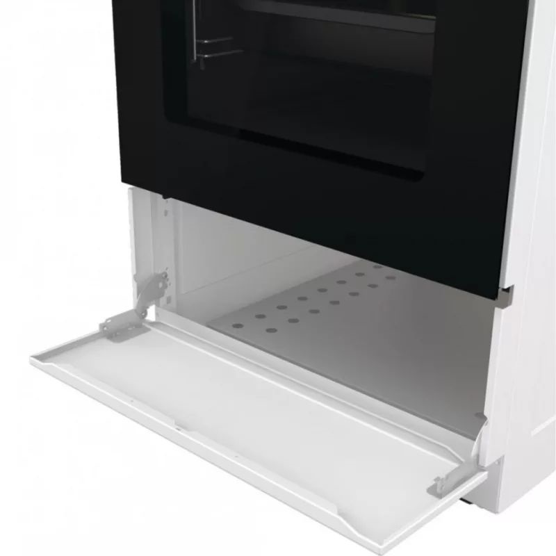 Mora K4255CW fehér, szabadonálló, gáz, kombinált, főzőzóna: 4, sütő:70L, grill, tűzhely
