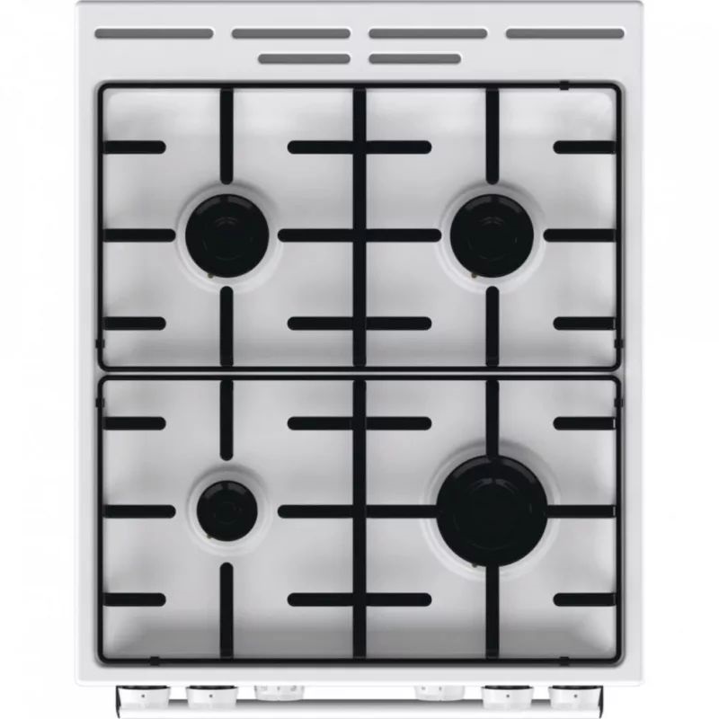 Mora K4255CW fehér, szabadonálló, gáz, kombinált, főzőzóna: 4, sütő:70L, grill, tűzhely