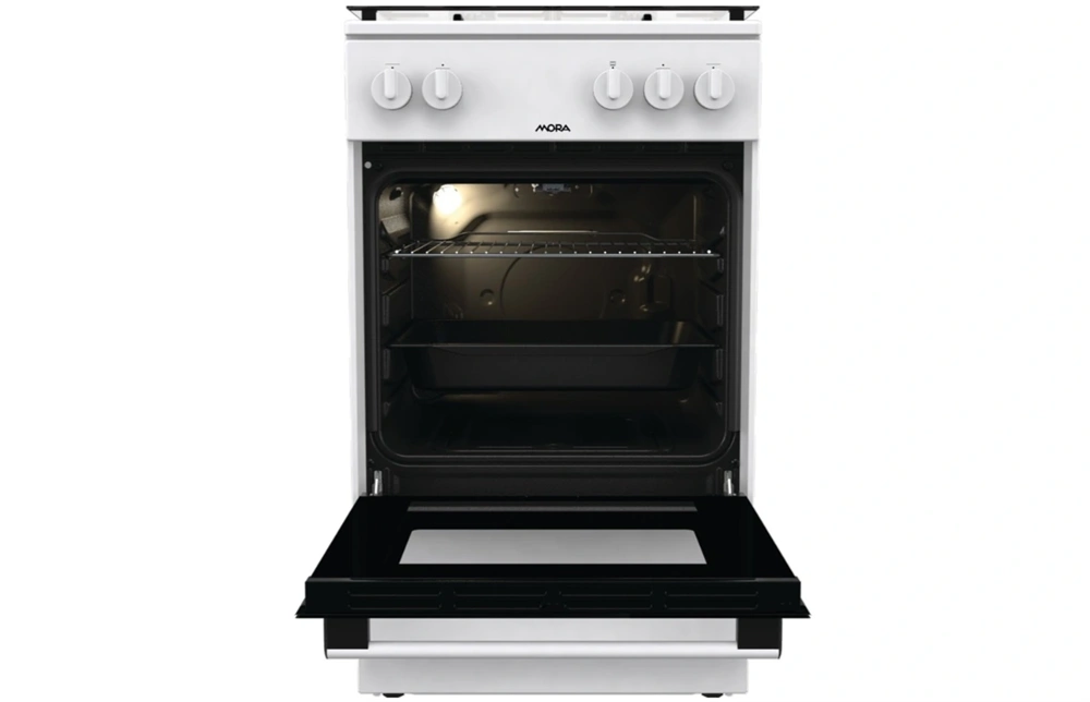 Mora P2241AW fehér, szabadonálló, gáz, főzőzóna: 4, sütő:70L, tűzhely