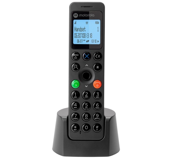 Motorola DOT201 fekete dect telefon