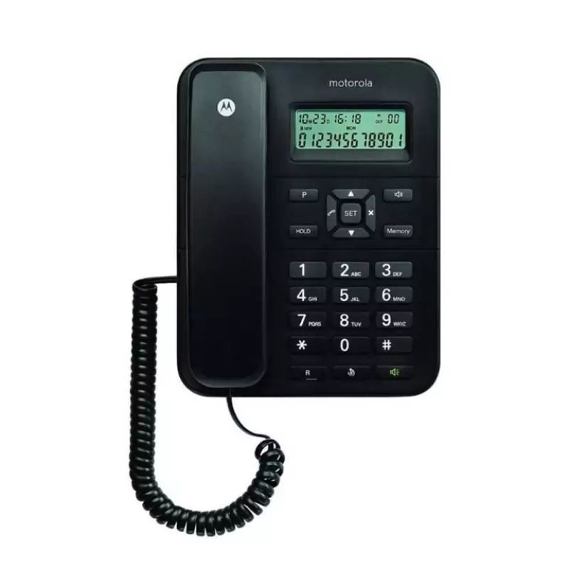 Motorola CT202 fekete vezetékes asztali telefon