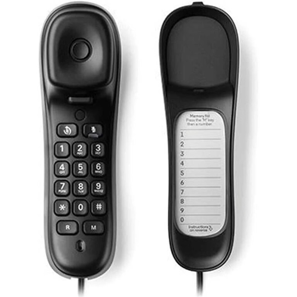 Motorola CT50 fekete falra szerelhető vezetékes telefon