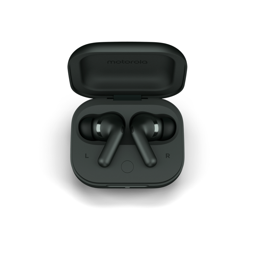 Motorola Moto Buds+ Bluetooth True Wireless Forest Grey szürke fülhallgató