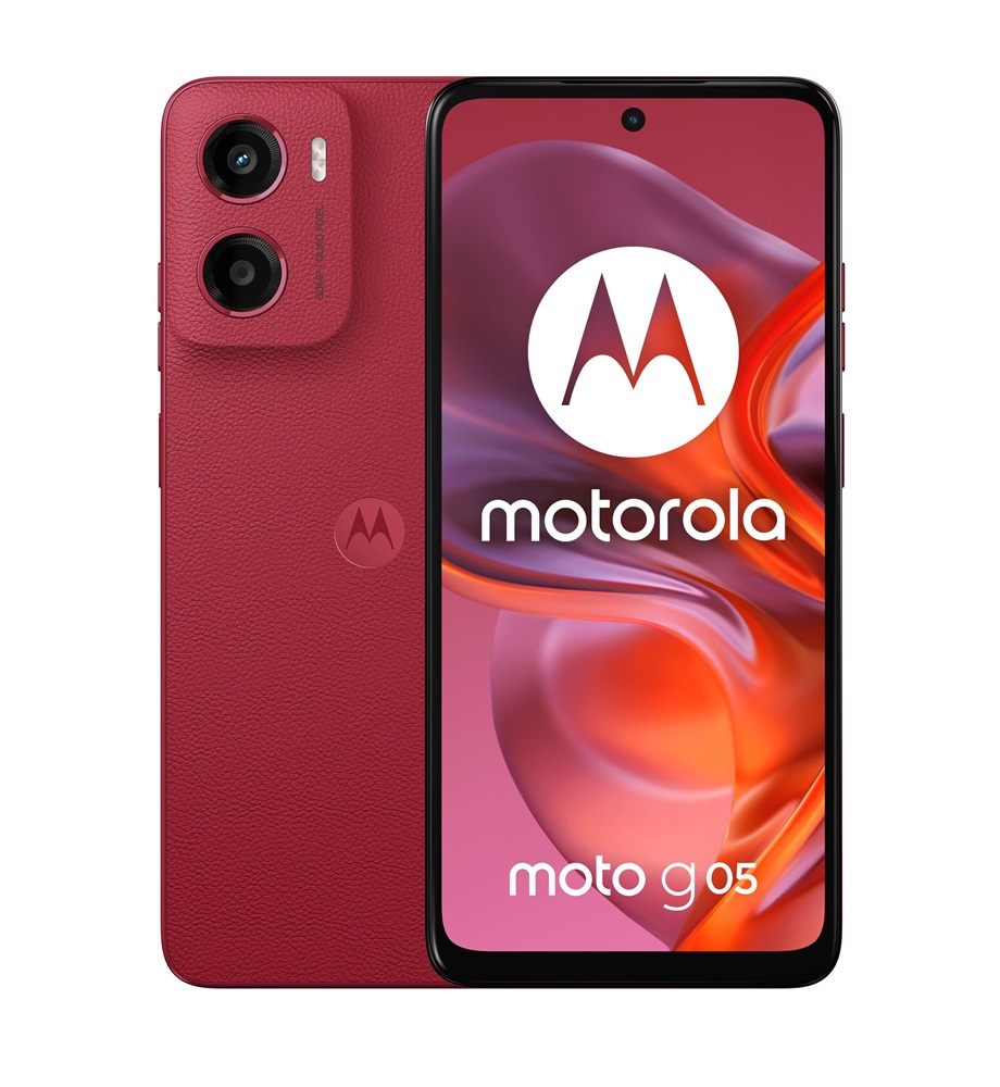 Motorola Moto G05 6,67" LTE 4/128GB DualSIM piros okostelefon