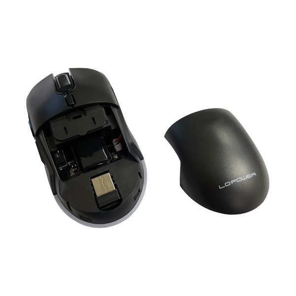 Mouse LC Power LC-M900B-C-W Vezeték nélküli Egér - Fekete