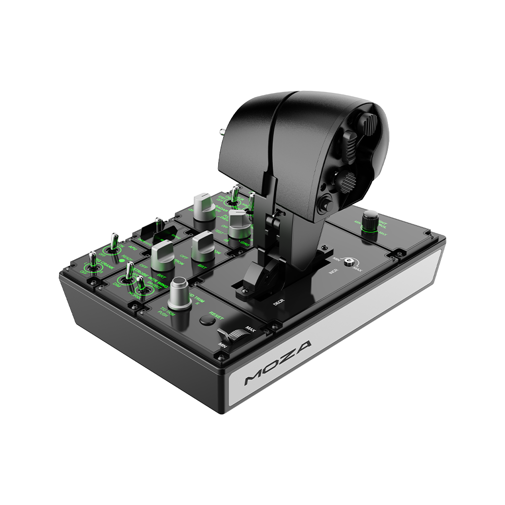 Moza Racing AS008 Flight Throttle Panel, Hall effect MTP gázkar