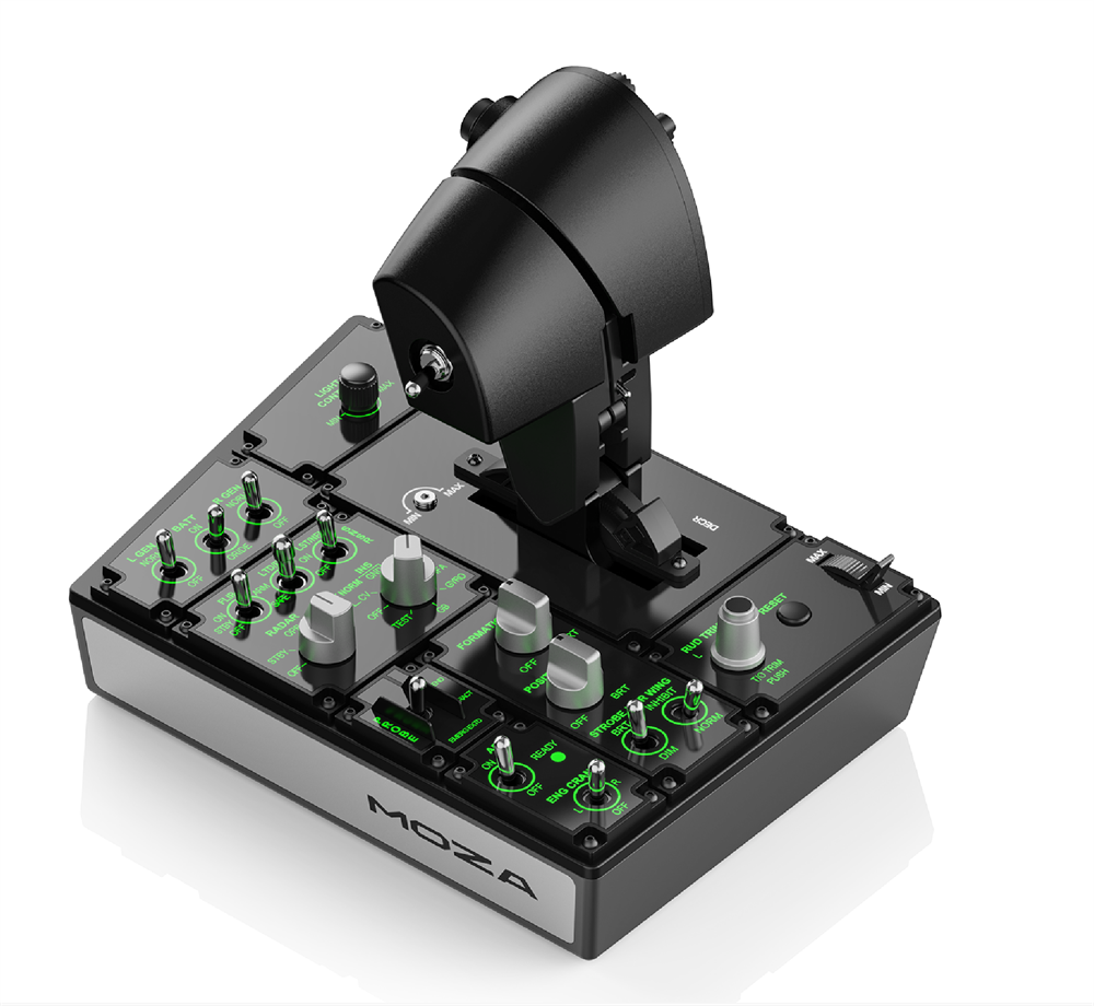 Moza Racing AS008 Flight Throttle Panel, Hall effect MTP gázkar