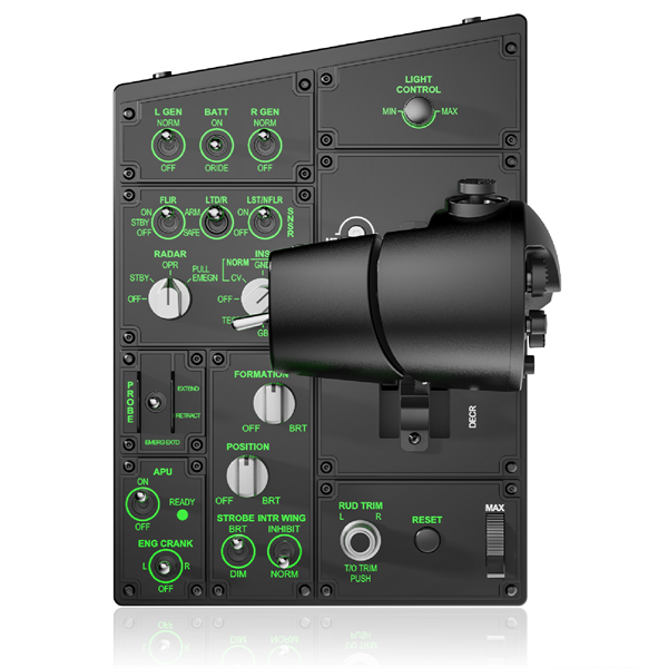 Moza Racing AS008 Flight Throttle Panel, Hall effect MTP gázkar