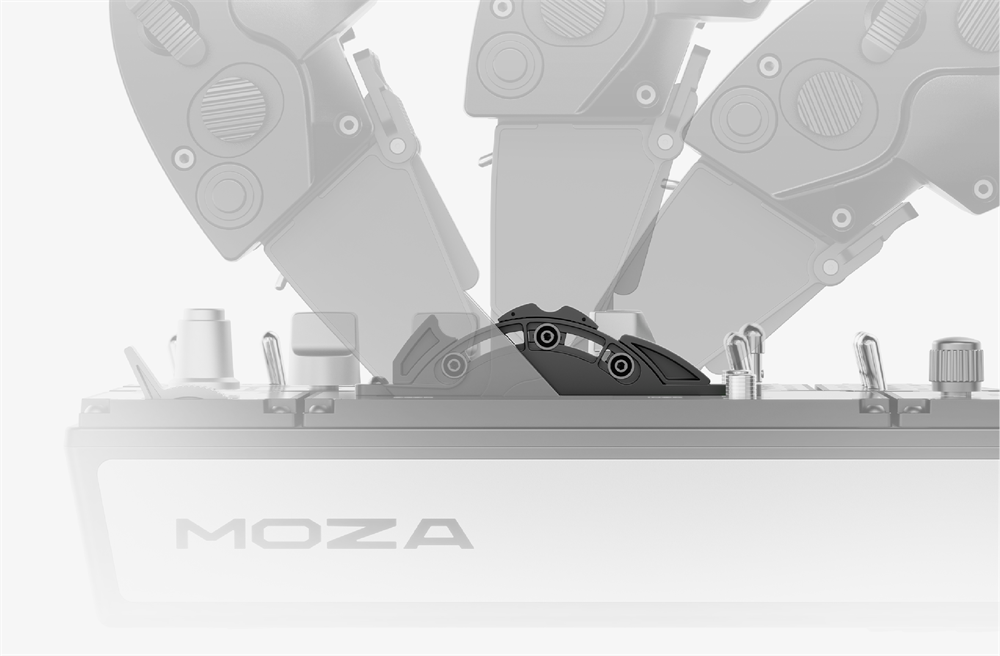 Moza Racing AS008 Flight Throttle Panel, Hall effect MTP gázkar