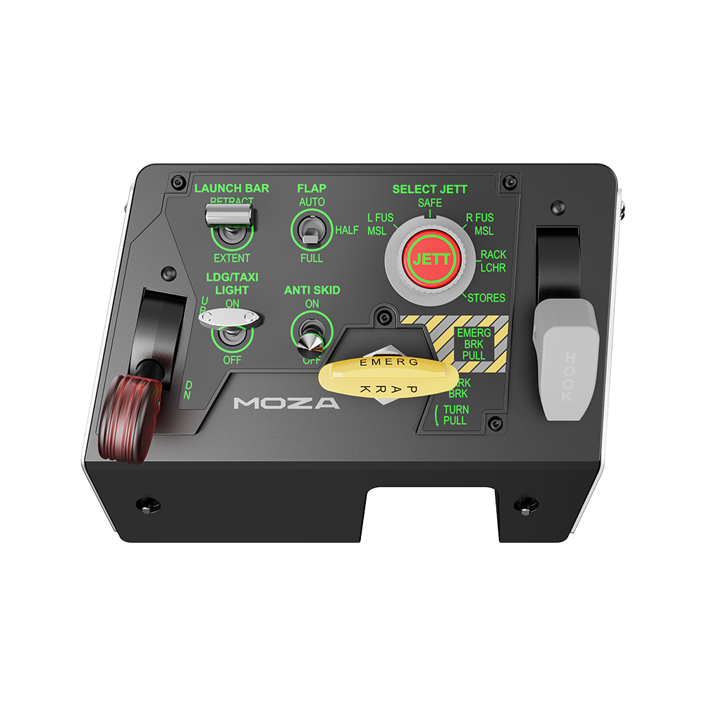 Moza Racing AS009 Flight Control Panel, Hall effect MTLP vezérlő