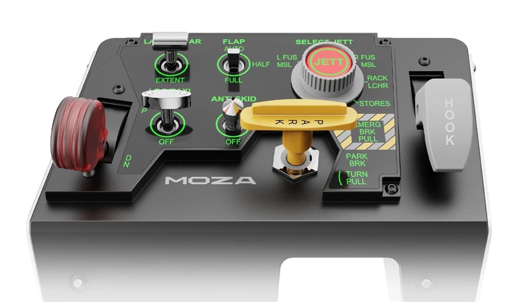 Moza Racing AS009 Flight Control Panel, Hall effect MTLP vezérlő