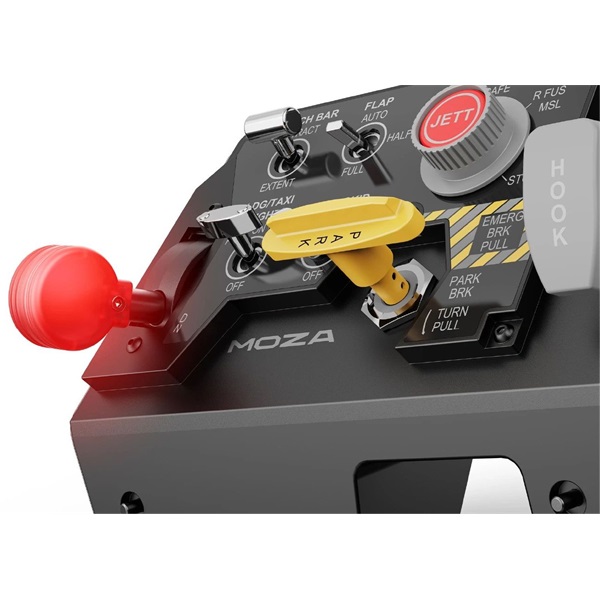 Moza Racing AS009 Flight Control Panel, Hall effect MTLP vezérlő