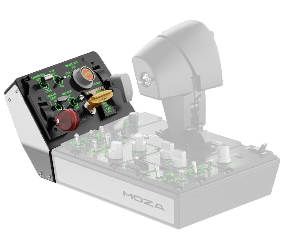 Moza Racing AS009 Flight Control Panel, Hall effect MTLP vezérlő
