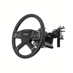 Moza Racing Trucking PC szimulátor szett - Kamion/Traktor, DD, R5 bázis, TSW kormány, SR-P Lite pedál, bilincs