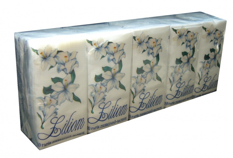 Müller liliom 10x10 db/csomag papírzsebkendő