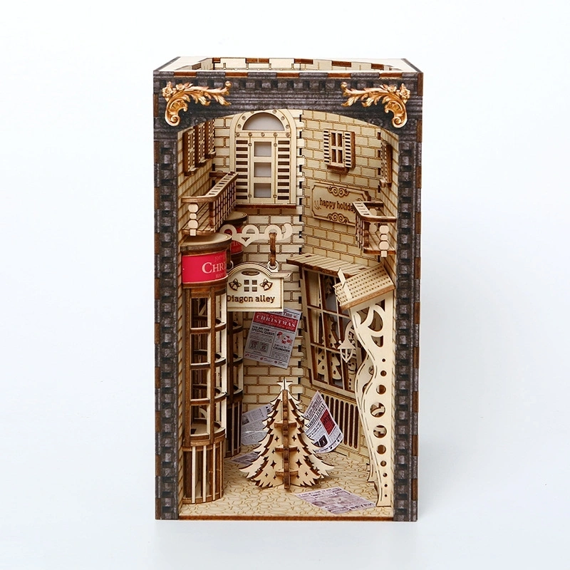 Multiversum 3D Fa Diagon Cristmass Alley Diorama / Bookend 3D puzzle