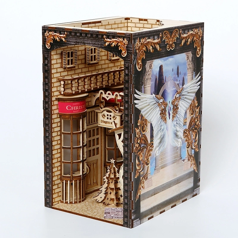 Multiversum 3D Fa Diagon Cristmass Alley Diorama / Bookend 3D puzzle