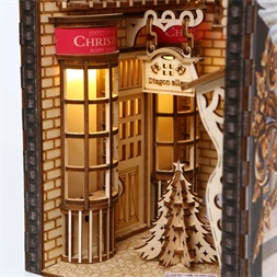 Multiversum 3D Fa Diagon Cristmass Alley Diorama / Bookend 3D puzzle