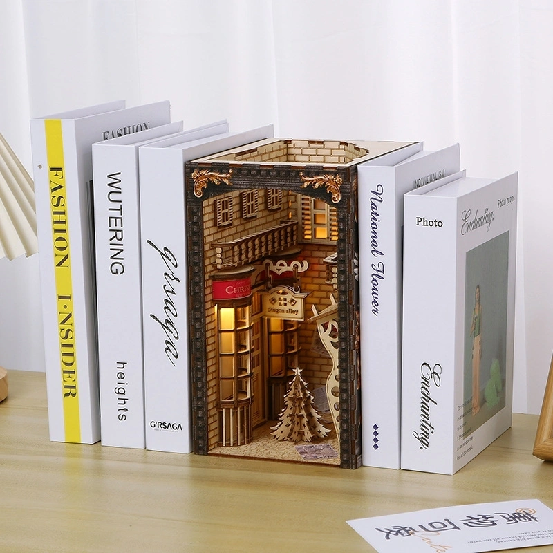 Multiversum 3D Fa Diagon Cristmass Alley Diorama / Bookend 3D puzzle