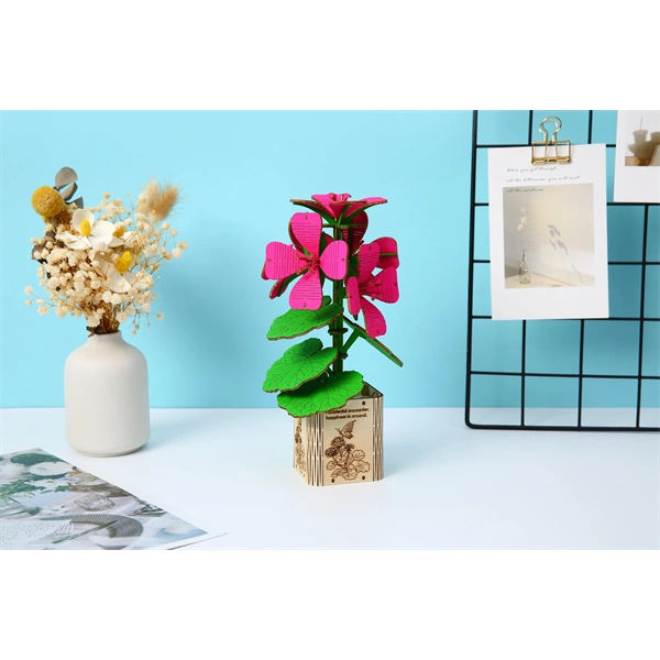 Multiversum 3D Fa Geranium 3D puzzle