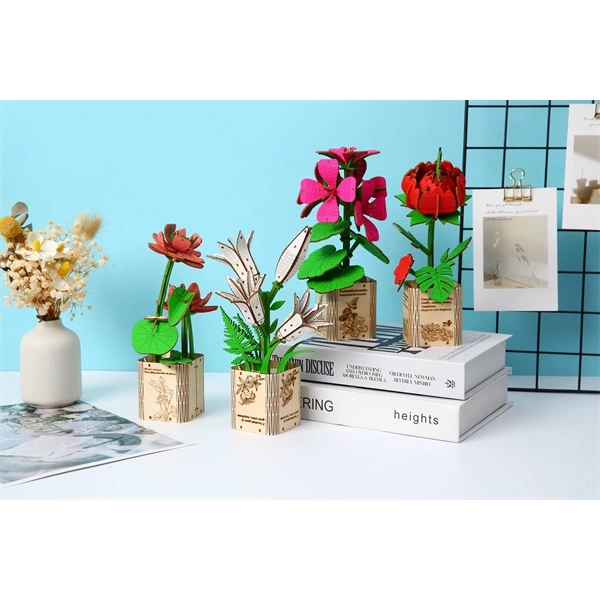 Multiversum 3D Fa Geranium 3D puzzle