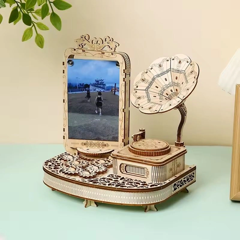 Multiversum 3D Fa Gramophone with Photo Frame 3D puzzle