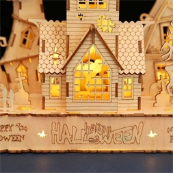 Multiversum 3D Fa Halloween House Diorama 3D puzzle
