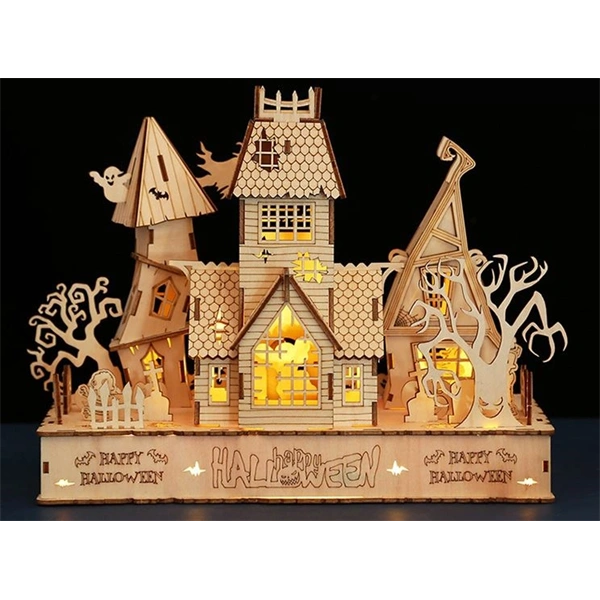 Multiversum 3D Fa Halloween House Diorama 3D puzzle