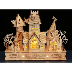 Multiversum 3D Fa Halloween House Diorama 3D puzzle