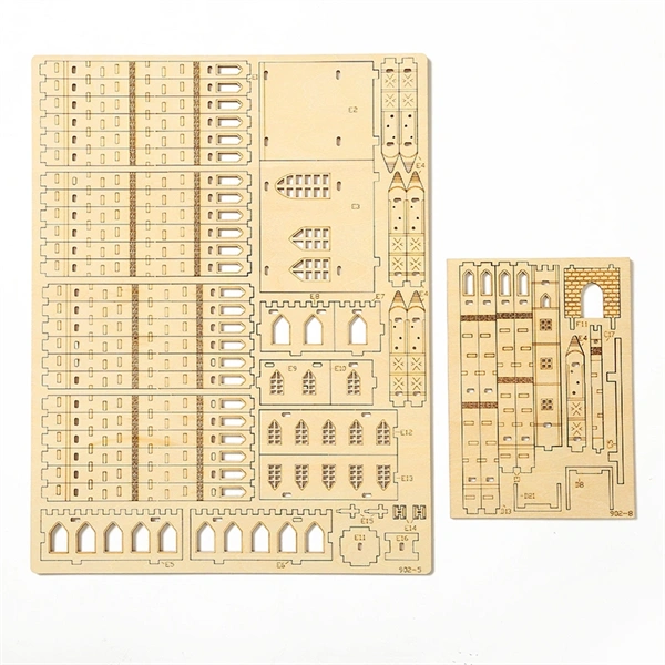 Multiversum 3D Fa Knight Castle Diorama 3D puzzle