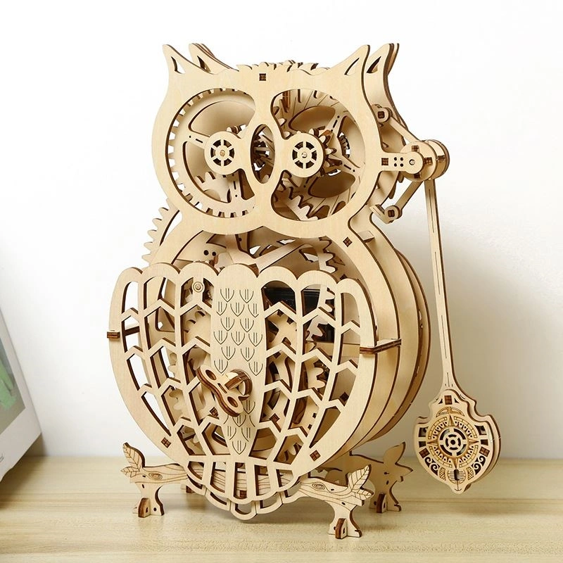 Multiversum 3D Fa Owl Clock 3D puzzle