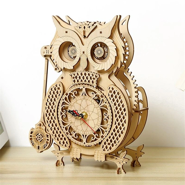 Multiversum 3D Fa Owl Clock 3D puzzle