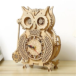 Multiversum 3D Fa Owl Clock 3D puzzle